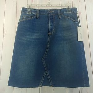 Universal Thread Distressed Denim Skirt